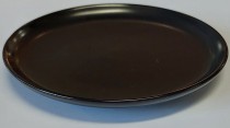 Assiette Okinawa noire 15cm